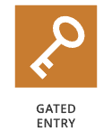 gated entry icon